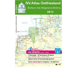 NV Atlas Duitsland DE 13 - Ostfriesland - Borkum bis Helgoland & Ems